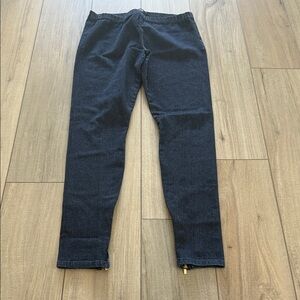 Joe's Jeans Dark Navy Stretch Leggings with Ankle Zips